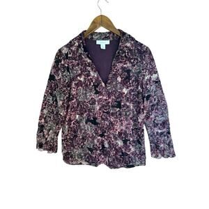 Dress Barn lace top L